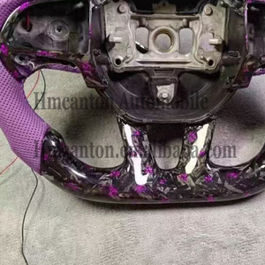 Nuevo Volante Deportivo Popular de Fibra de Carbono Forjada y Cuero Perforado con LED para Dodge Challenger - Product Image 4