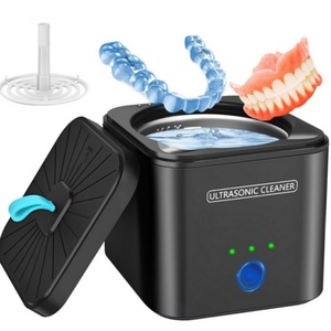 Nettoyeur ultrasonique dentaire OEM avec réservoir en acier inoxydable de 200 ml, nettoyeur ultrasonique domestique pour appareils dentaires - Product Image 1