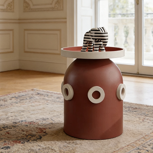 Table basse de style nordique, design unique en forme d'œil, petite table d'appoint <span class=keywords><strong>pour</strong></span> appartement, chambre d'étudiant, décoration de salon, meubles - Product Image 6