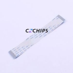 JS05A-32P-100-4-8 FFC Cable (Flexible Flat Cable) P=0.5mm Connector 32P 0.5mm 0.3mm Non-Inverting - Product Image 1