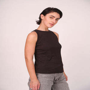 Camiseta sin mangas informal para mujer, camiseta clásica sin mangas, suave y transpirable, para uso diario, Top básico de verano, ropa cómoda y elegante - Product Image 3