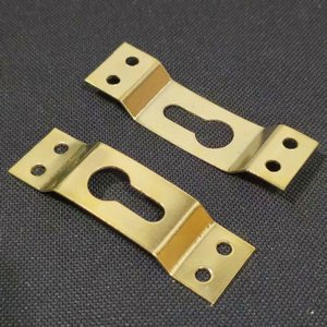 Brass Metal Hangers Rectangle Wall Mounted Rust Resistant For Picture Frame <b>Mirror</b> Sign Display - Product Image 2