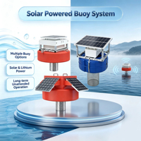 Capteur de qualité de l'eau LoRaWAN à absorption UV, transmetteur RS485 pour station de surveillance de l'eau flottante à énergie solaire