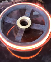 Machine de traitement thermique par induction à haute précision JKZ CNC-1000 pour roues de chemin de fer, diamètre de pièce de travail 1500 mm, servo CNC
