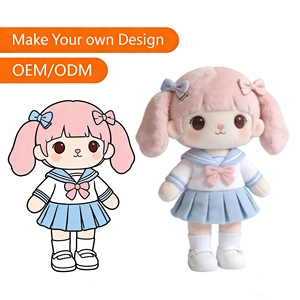 Bambola di cotone personalizzata in stile country, giocattolo morbido imbottito, merchandise per parchi divertimento - Product Image 5