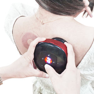 Juego de ventosas eléctricas para terapia de luz roja inteligente de 12 velocidades, masaje y calefacción para máquina masajeadora de cuello y cuerpo - Product Image 5