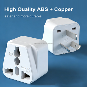 Adaptador de Enchufe de Viaje de 3 Puntas para <span class=keywords><strong>Australia</strong></span>, Convertidor de Corriente de Enchufe Australiano a Enchufe de Reino Unido/EE. UU./UE para <span class=keywords><strong>Australia</strong></span>, China, Nueva Zelanda, <span class=keywords><strong>Argentina</strong></span> - Product Image 5