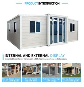 Casa Contenedor Expandible Molar de 20 pies con Doble Ala y Techo Plano para Oficina - Product Image 5