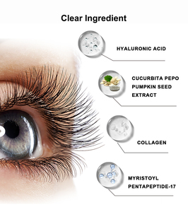 Sérum végétalien de Corée pour la <span class=keywords><strong>repousse</strong></span> des cils sans cruauté Biotine sans alcool Croissance naturelle des cils améliorée pour les extensions de cils - Product Image 4