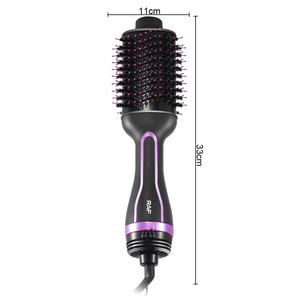 ไดร์เป่าผม RAF New Style พร้อมหวีจัดแต่งทรงผมตรงและม้วนผม กำลังไฟ 1200 วัตต์ แปรงเป่าผมปรับอุณหภูมิได้สามระดับ แปรงหวีผม RAF New Style - Product Image 6