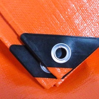 Bâche imperméable orange personnalisée pour couverture de camion