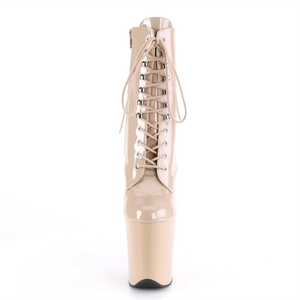 20CM Large Size Sexy Ladies Booties Ankle Exotic Dancewear Platform Lace-up Dancer Stripper <b>Boots</b> - Product Image 3