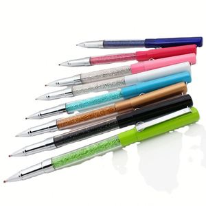 Bolígrafo Publicitario de Metal Color Oro Rosa con Cristal de Diamante, Tinta Azul de 0.5mm, para Fines Promocionales - Product Image 4