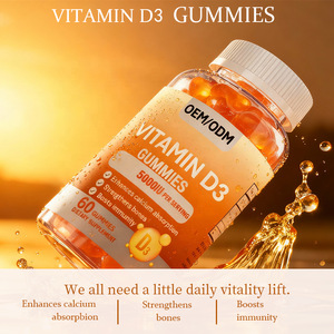 Vitamina D3 5000UI per Adulti in Gommose, Confezione da 60 Pezzi, Vendita all'Ingrosso |   Integratore per la densità ossea migliorata e il supporto immunitario - Product Image 5