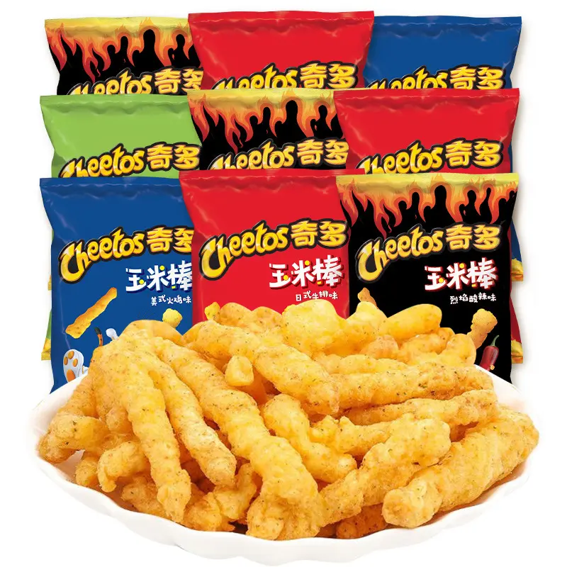 Hot selling exotic snacks French fries Fast food Corn chips 90g Cheese Snacks