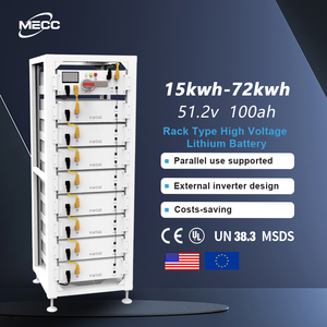 51.2V 100AH LiFePO4 Giá đỡ điện áp cao 30kwh 60kwh để lưu trữ năng lượng mặt trời thương mại - Product Image 1