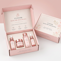 Boîte d'expédition pour cosmétiques avec logo personnalisé imprimé, boîtes en carton ondulé recyclables, conception gratuite, boîte d'expédition pour cadeaux d'entreprise