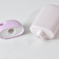 Contenant cosmétique portable personnalisé vide pour crème solaire/BB crème/lotion, mini tube de crème pour les mains, tube de crème solaire avec porte-clés