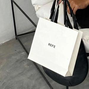 Custom Luxury Gold Foil Matte Embossed Laminated <strong>Paper</strong> <strong>Bag</strong> <strong>Logo</strong> Large Medium White Gift Sturdy <strong>Paper</strong> Clothing Store Shopping <strong>Bag</strong> - Product Image 3