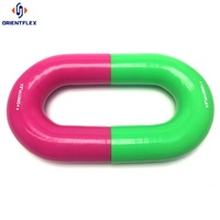 Manguera de Silicona Automotriz de 45, 90 y 180 Grados, Negra/Roja/Azul/Verde/Amarilla, 60mm 57mm, Reductora en Codo