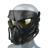 Masque facial tactique Anti-buée PC Lens Cycling Mouth Mask Paintball Field Protective Safety Face Mask
