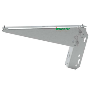 Soporte de Pared/Asteroide para Panel Solar de Aluminio Anodizado Plateado Natural con Ángulo Ajustable para Interiores/Exteriores, Soporte PTZ Antiexplosión - Product Image 3