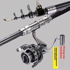 Cần câu biển thép <span class=keywords><strong>carbon</strong></span> siêu nhẹ, siêu bền, câu xa, 3.6m/4.5m, chuyên câu cá lớn, chịu lực 100kg - Product Image 1