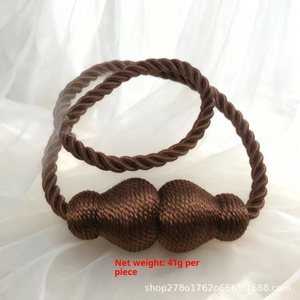 Attaches de rideaux magnétiques sans perçage, nouvelle corde à trois tresses de 48 cm, vente en gros transfrontalière directe usine - Product Image 4