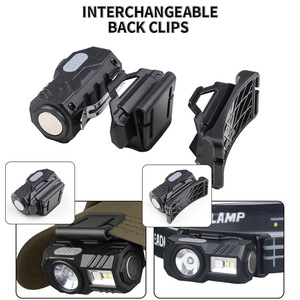 Lampe frontale LED rechargeable avec clip magnétique pour la pêche, le camping, la randonnée, la plongée - Product Image 3