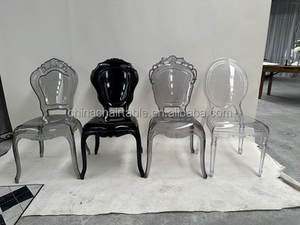 حفل زفاف العروس والعريس كراسي عشاء واضحة لشركة تأجير المطاعم - Product Image 4