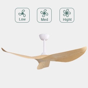 Biến tần tiết kiệm năng lượng AC động cơ ba tốc độ điều chỉnh hiện đại điều khiển từ xa gas USB 50 inch Quạt trần LED chiếu sáng đảo ngược - Product Image 4