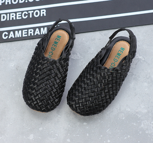 Nuevas Sandalias de Verano para Niños y Niñas, Sandalias de Cuero Tejidas a Mano - Product Image 4