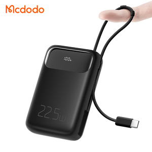 Banco de Energía Portátil con Cable USB C, 10000 mAh, 22.5 W, Pd 20 W, Pantalla Digital, Cable Integrado, Compatible con VOOC, AFC, SCP, FCP, PD - Product Image 2