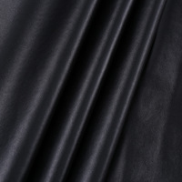 Tissu en cuir synthétique PU gaufré Nappa extensible tricoté 0,5 mm pour vêtements, robes, pantalons, gants, leggings