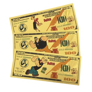 Moneda Conmemorativa de Popeye, el Anime Estadounidense, de $100, en Polímero, Bañada en Oro de 24K, Venta al Por Mayor - Product Image 1