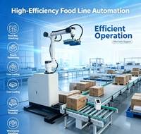 Robot de Paletización Colaborativo, Robot de Manipulación Automática sin Programación para Línea de Producción de Alimentos