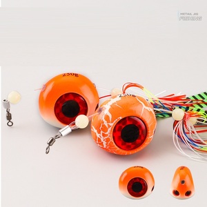 Leurre Inchiku avec curseur lumineux 60g-400g, hameçon de jigging pour <span class=keywords><strong>jupe</strong></span> de poisson, pêche en lac et en rivière, matériau durable en métal et plomb - Product Image 5
