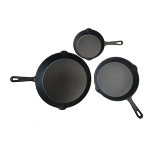 Los <span class=keywords><strong>mejores</strong></span> utensilios de cocina de hierro fundido presazonados, juegos de sartén y <span class=keywords><strong>sartenes</strong></span> de cocina y camping de tamaño personalizado, Metal antiadherente <span class=keywords><strong>para</strong></span> uso en exteriores - Product Image 5