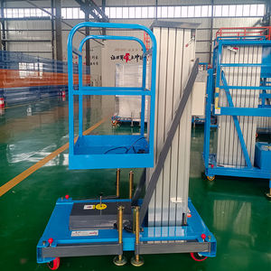 Kompakt boyutu hafif alüminyum alaşım adam kaldırma platformu elektrikli makas kaldırıcı - Product Image 2