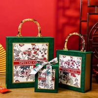 Neue Mysterious Garden Handgehaltene Luxus-Geschenkbox aus Recyclingmaterialien mit Matt-Laminierung & Prägung
