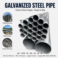 Tuyau en acier galvanisé sans soudure à prix d'usine, tube revêtu de zinc par immersion à chaud Q235B Q355B 20 #   45 #   A106 GrB 1-20 pouces Sch40 6m
