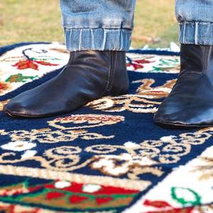 Calcetines de cuero de oveja para hombre, de alta calidad, cómodos y suaves, para las oraciones musulmanas del Eid y el Hajj, último diseño, de alta gama. - Product Image 1