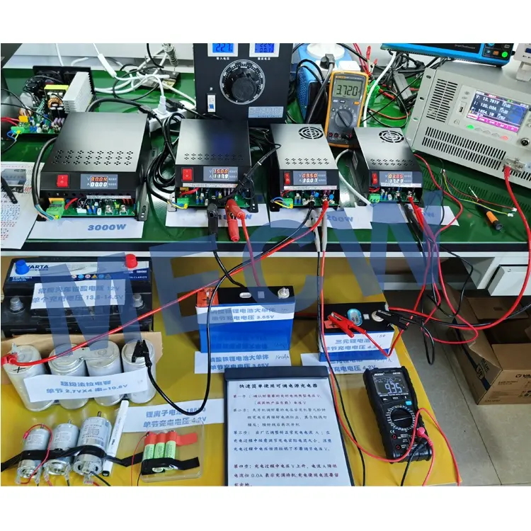 PLC信号制御付き3000W100V30A出力調整可能DC電源