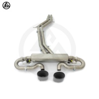 Échappement titane CSZ pour Porsche Cayenne Turbo GT 4.0TT 2021-2024 embouts d'échappement catback de silencieux valvés