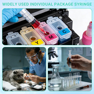 <span class=keywords><strong>Seringue</strong></span> vétérinaire jetable de sécurité 1 ml Luer Lock <span class=keywords><strong>23G</strong></span> 25 mm en plastique pour usage bovin - Product Image 4