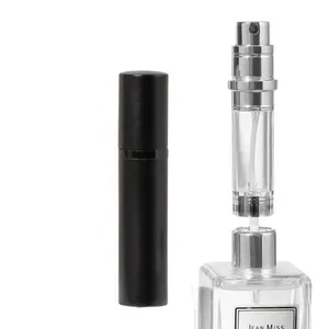 MUB Wholesale New Design 5ml High Quality Refillable Metal Bottom Filling Glass Perfume Spray Bottle