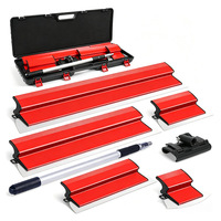 Ensemble de grattoirs à mastic en acier inoxydable, Lames de nivellement pour murs, Outils de finition pour plaques de plâtre, Truelle à plâtrer, Couteau à mastic