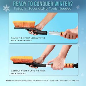 <span class=keywords><strong>Brosse</strong></span> à neige pour pare-brise de voiture de haute qualité, prix garanti, grattoir à glace pour déneigement - Product Image 2