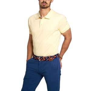 Nouveauté, chemise de golf pour homme en coton 100% de haute qualité, tricotée, impression numérique, poids lourd, séchage rapide, couleur unie, uniforme - Product Image 6