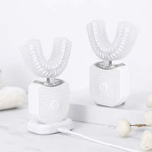 Neujahrsgeschenk Massagegerät - Elektrische Zahnbürste mit U-förmiger Ultraschalltechnologie für 360° Ultraschallreinigung - Product Image 4